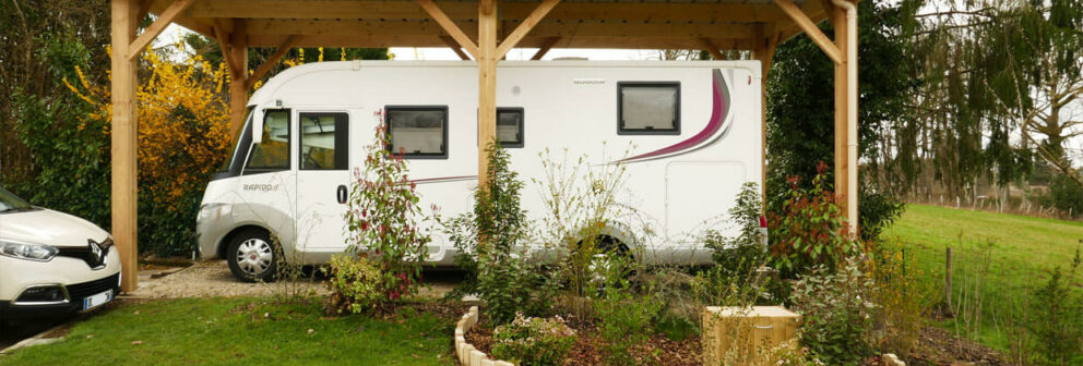 Carport pour camping car - BatiBarsun