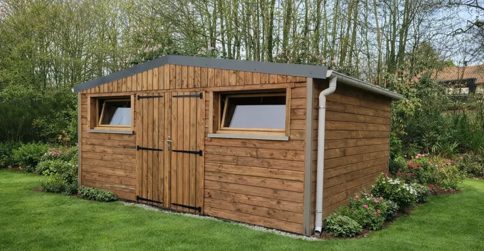 Abri de jardin à double pente - BBS