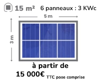 Panneaux solaires 15 m² - BBS