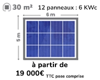 Panneaux solaires 30 m² - BBS