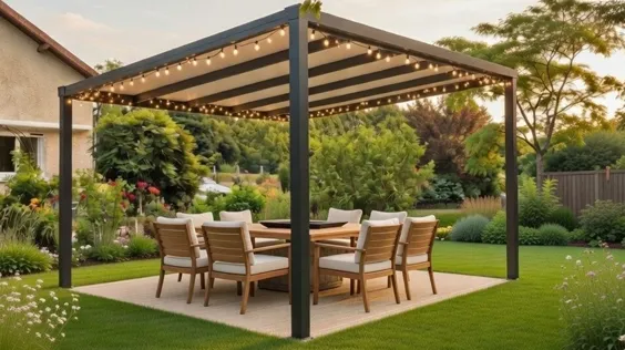 Pergola en aluminium laqué - BatiBarsun